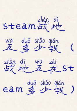 steam战地五多少钱(战地五在steam多少钱)