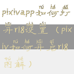pixivapp如何打开r18设置(pixiv如何开启r18图解)
