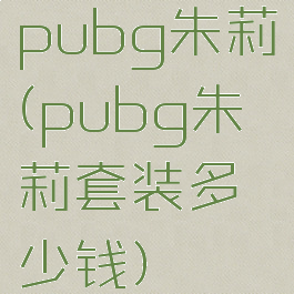 pubg朱莉(pubg朱莉套装多少钱)