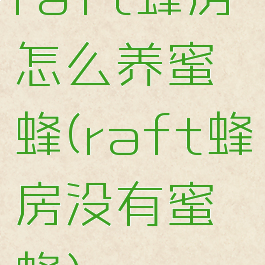 raft蜂房怎么养蜜蜂(raft蜂房没有蜜蜂)