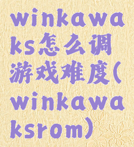 winkawaks怎么调游戏难度(winkawaksrom)