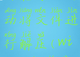 winrar什么功能可以自动将文件进行解压(winrar能实现哪些功能)