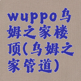 wuppo乌姆之家楼顶(乌姆之家管道)