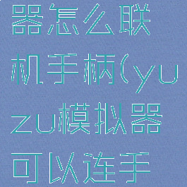 yuzu模拟器怎么联机手柄(yuzu模拟器可以连手柄吗)